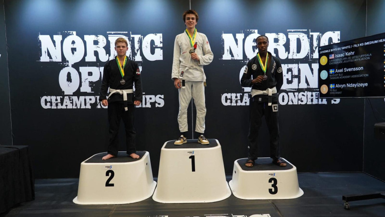 Axel vinner silvermedalj